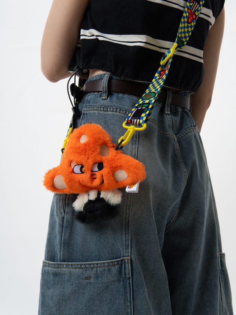 Mushu the Mushroom: 2-in-1 Ultra-Soft Plush Pouch & Crossbody Bag