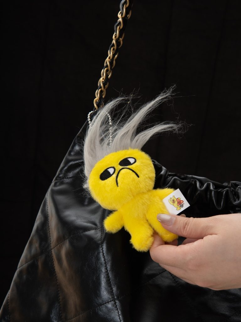 WOODBUDDY “The Wizard” Plush Charm | Dressed Art Toy Pendant