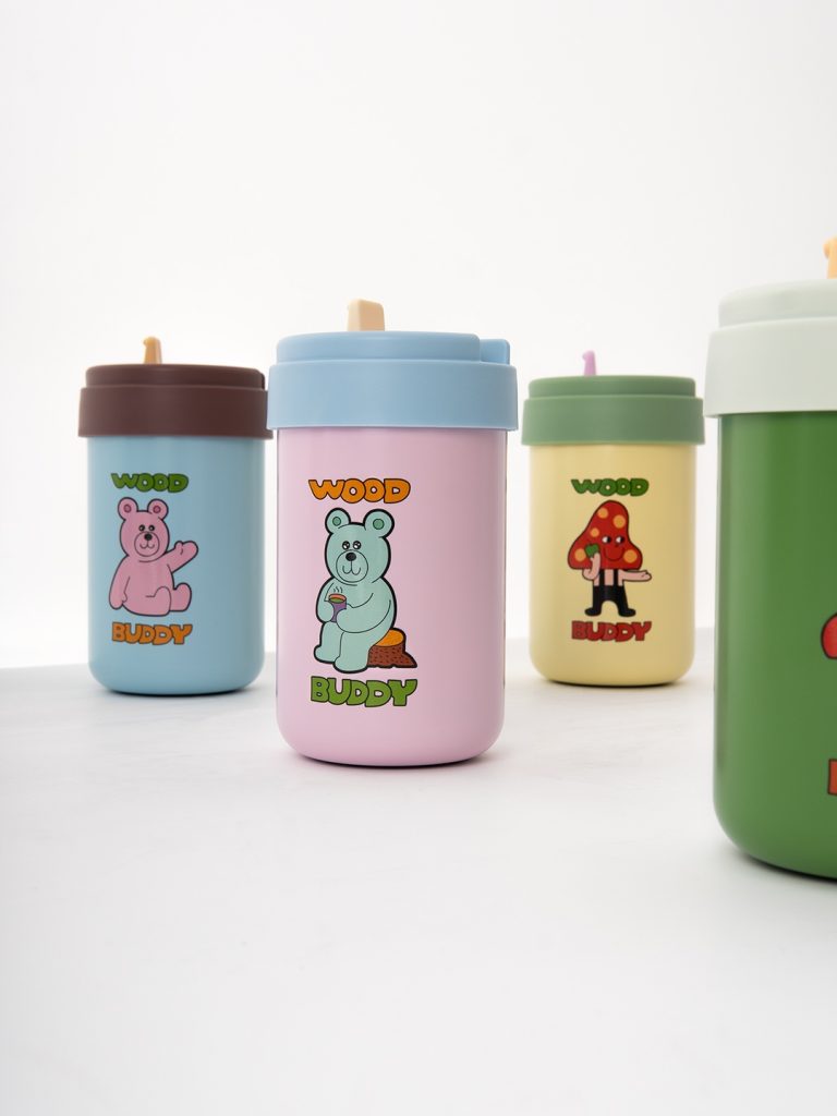 WOODBUDDY “Smart Sip” Thermal Flask | Character Series