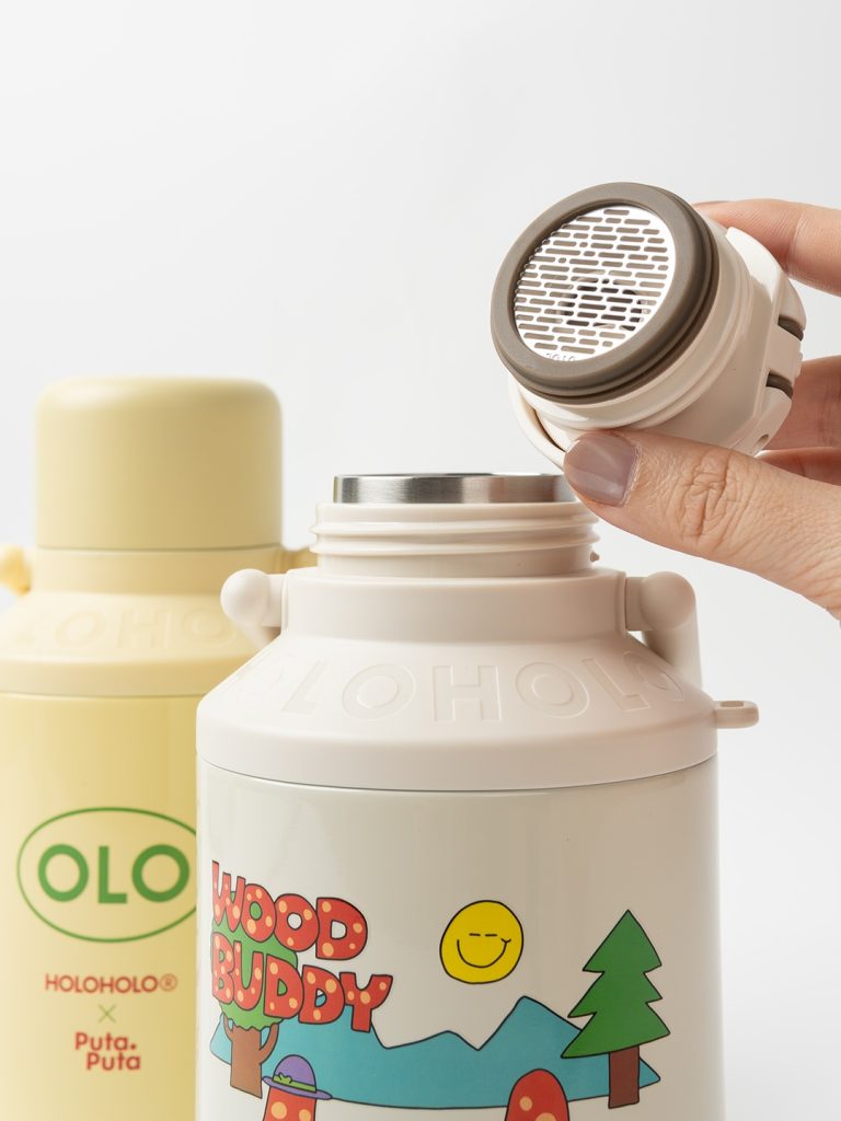 WOODBUDDY “The Monolith” 1000ml Thermal Flask | Tech-Brew Insulated Bottle